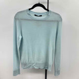 quince Women's Size S Blue Textured Sweater