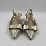 Cole Haan Women's Shoe Size 7 Gold Laser Cut Slingbacks