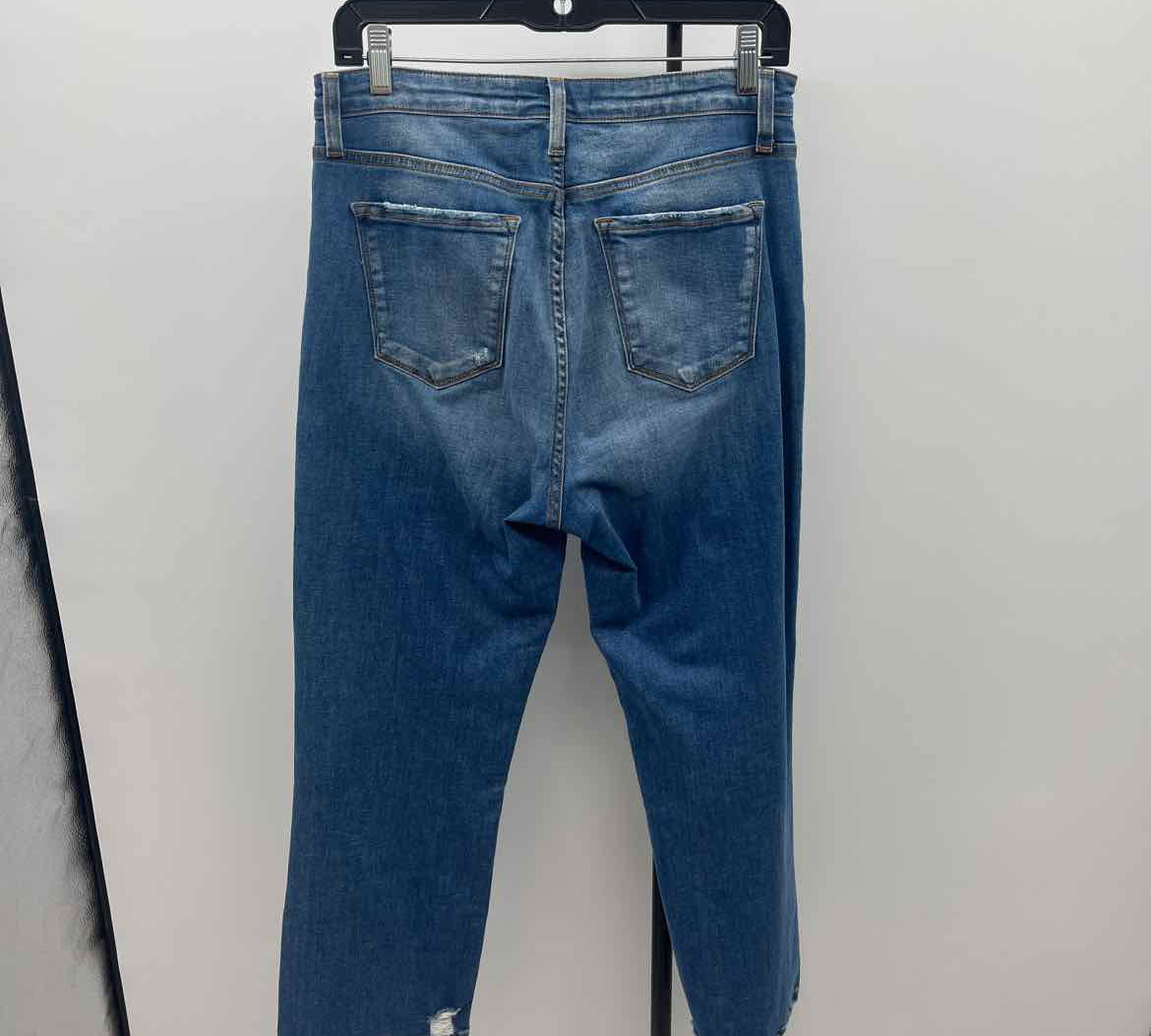 Flying Monkey Women's Size 10 Blue Solid Jeans