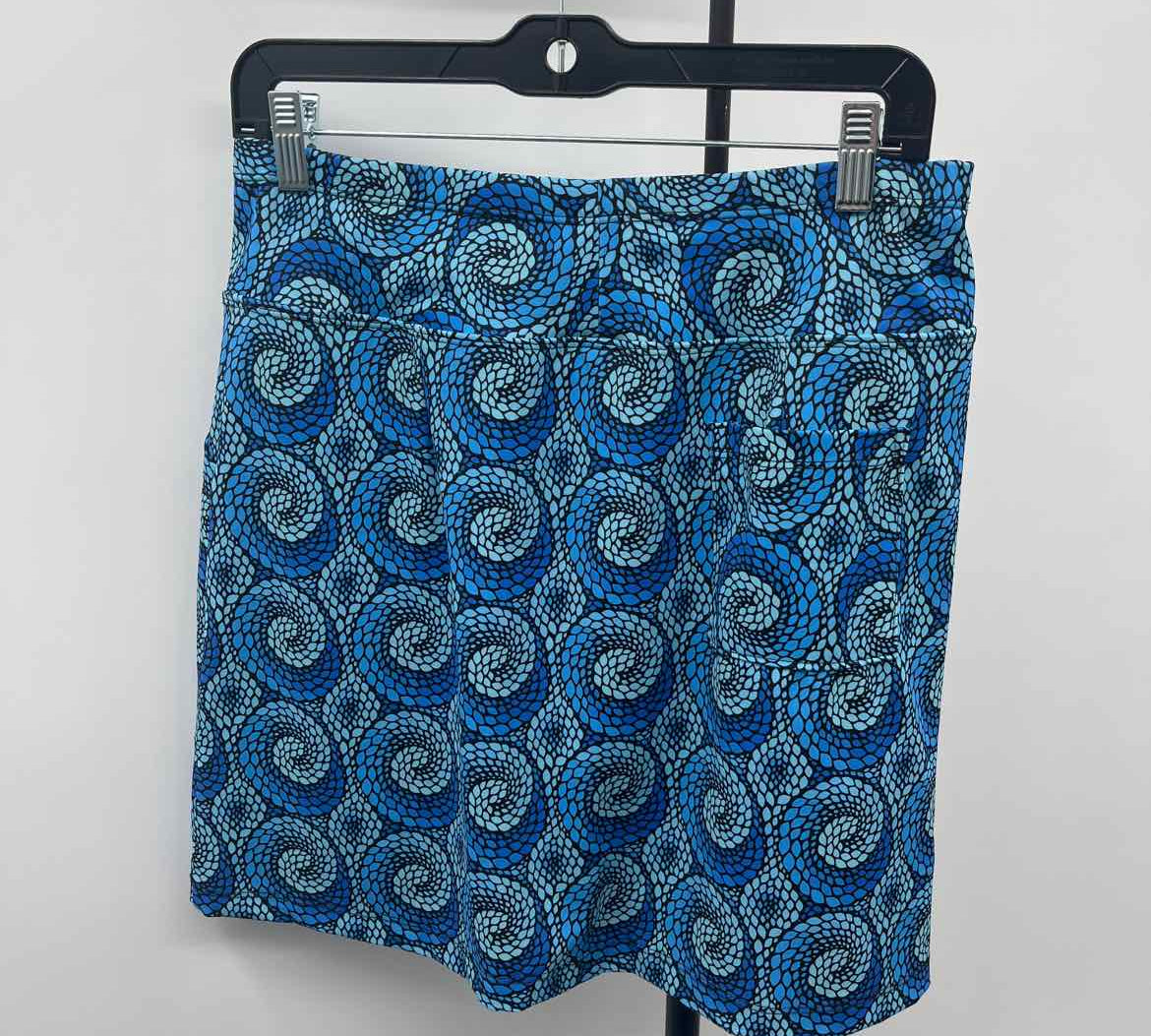B Skinz Women's Size 10 Blue Spotted Skirt