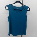 NorthStyle Women's Size S Teal Solid Sleeveless Shirt