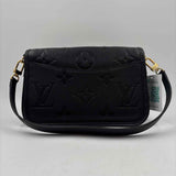 Louis Vuitton Women's Black Luxe Monogram Purse