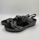 Abeo Women's Shoe Size 7.5 Pewter Metallic Sandals