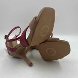 Adrienne Vittadini Women's Shoe Size 7.5 Tan Solid Heels