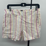 Gap Women's Size 10 White Stripe Shorts