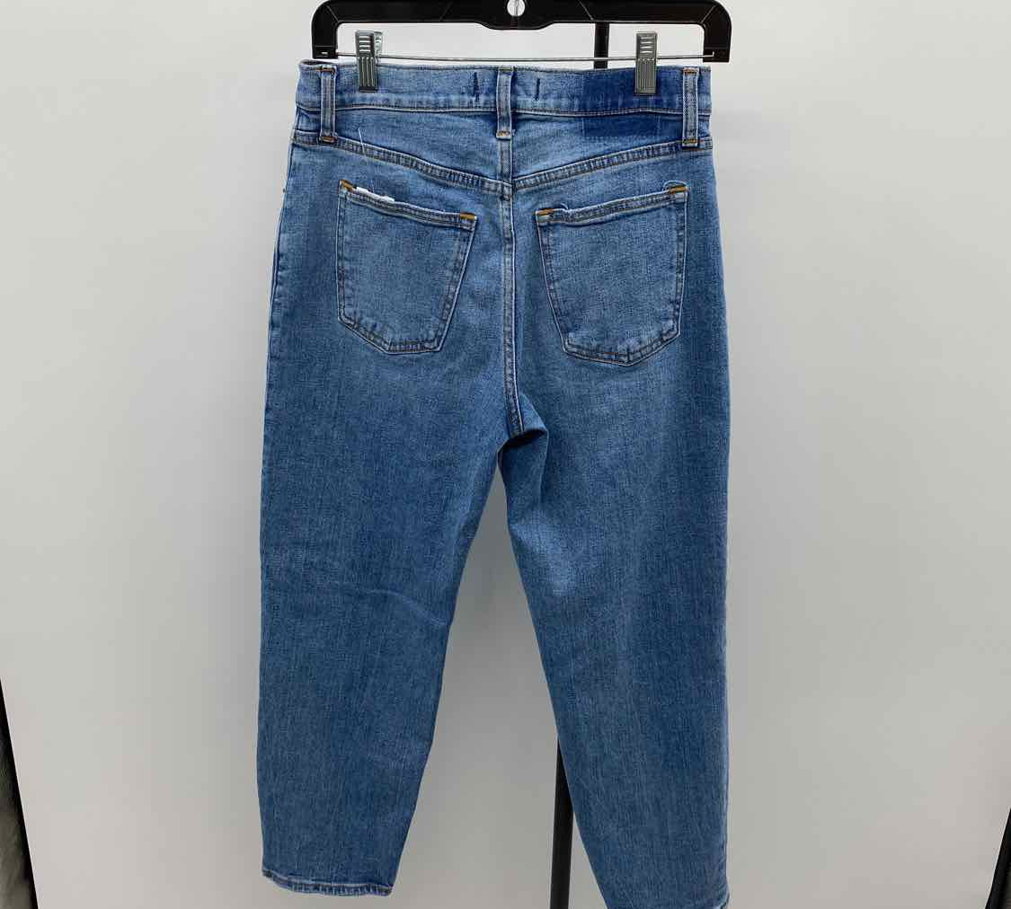 Abercrombie & Fitch Women's Size 4S Blue Solid Jeans