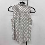 41 Hawthorn Women's Size S White Chainlink Sleeveless Shirt