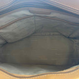 Interior MICHAEL KORS Caramel Brown Saffiano Leather JET SET TRAVEL Tote Purse