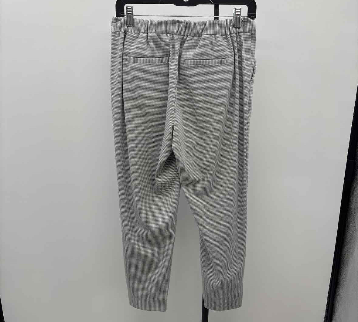 Banana Republic Women's Size 4P Charcoal Checkered Pants