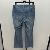 White House Black Market Women's Size 10S Blue Solid Jeans