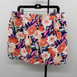 St. John's Bay Women's Size 16P Navy Floral Skirt