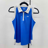 Under Armour Women's Size M Blue Textured Sleeveless Shirt