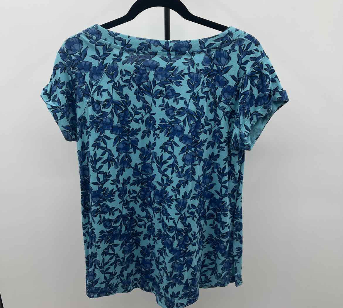 JJill Women's Size S Blue Floral Tunic
