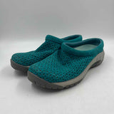 Merrell Women's Shoe Size 9 Teal Laser Cut Clogs