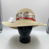 Adrienne Vittadini Women's Natural Equestrian Sun Hat