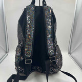 Pink Women's Black Sequined Backpack