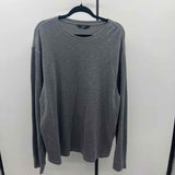 Member's Mark Men's Size XXL Charcoal Heathered Long Sleeve Shirt