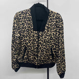 Stella & Dot Women's Size M Tan Animal Print Jacket