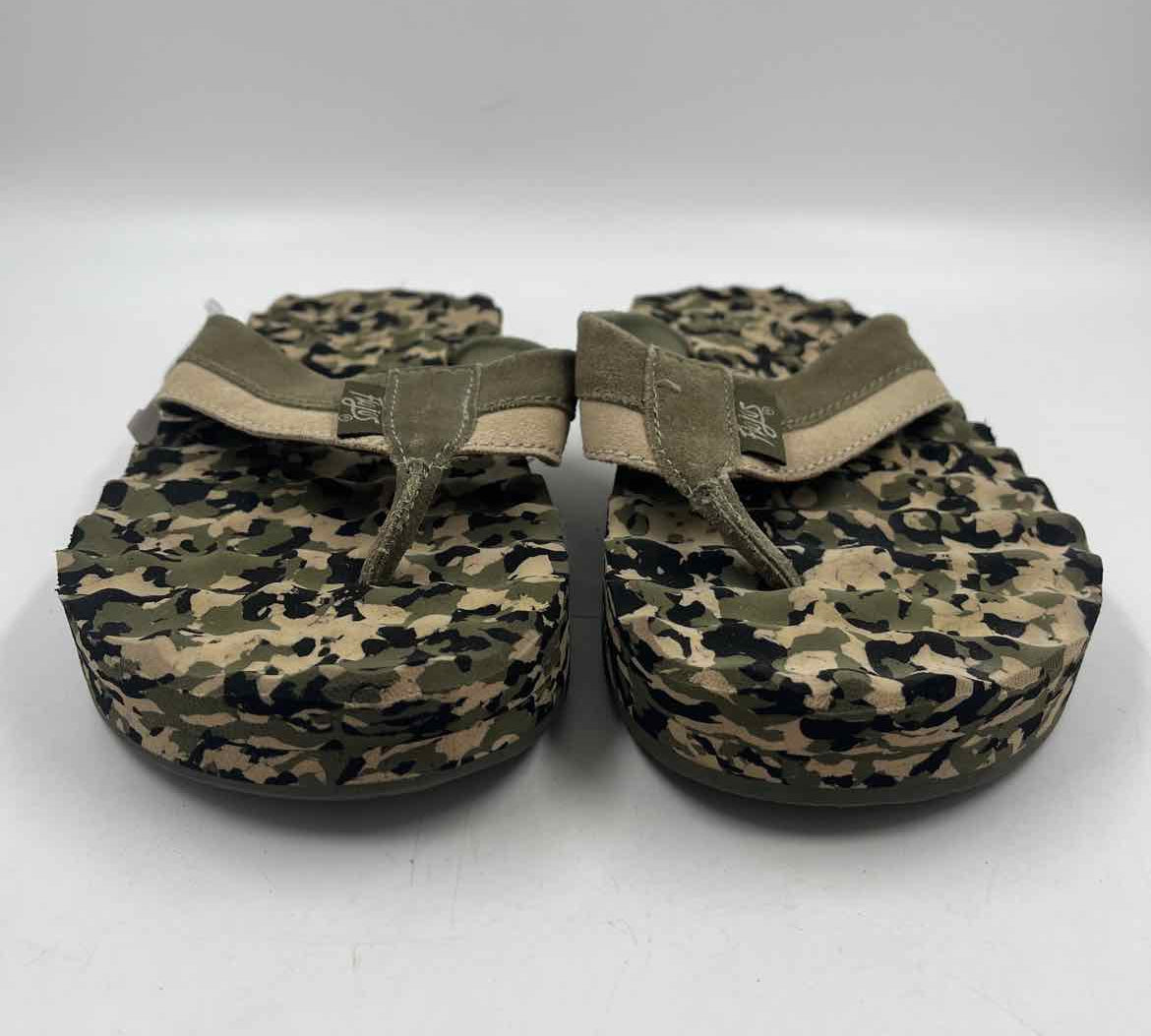 Flojos Women's Shoe Size 10 Green Flip Flops
