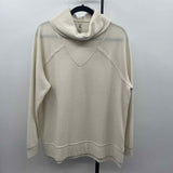 Lou & Grey Women's Size M Ivory Waffle Long Sleeve Shirt