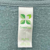 Green Tea Women's Size XL Green Color Block Sweatshirt