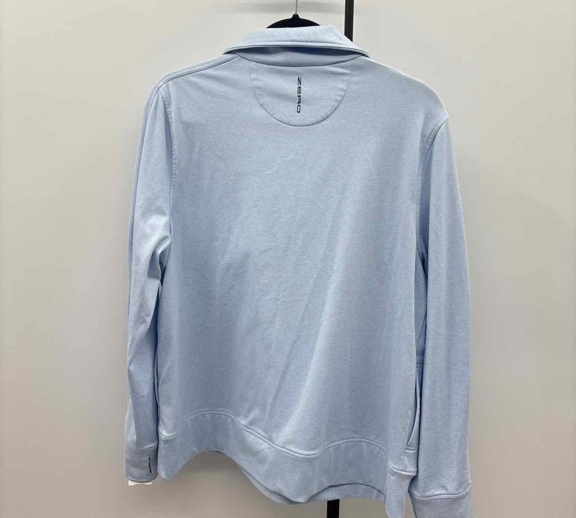 Zero Restriction Women's Size XL Light Blue Heathered Sweatshirt