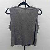 Aemi & Co Women's Size L Gray Heathered Sleeveless Shirt