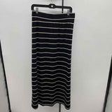 Dress Barn Women's Size 24 Black Stripe Skirt