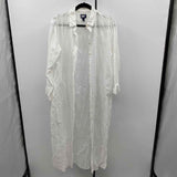 Lands End Women's Size M White Eyelet Dress