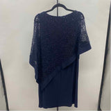 R & M Collection Women's Size 14 Navy Sequins Gown/Evening Wear