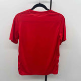 Nike Women's Size XL Red Logo Short Sleeve Shirt