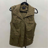 Love Tree Women's Size L Green Solid Vest
