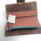 FOSSIL Women's Brown Patchwork Wallet