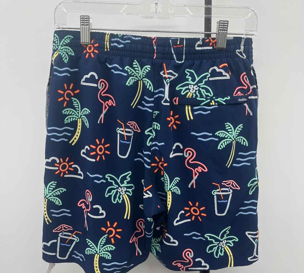 Chubbies Men's Size M Navy Vacation Swim Trunks