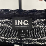 Inc Women's Size S Black Textured Cardigan