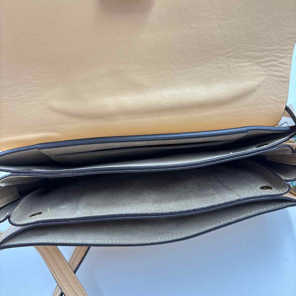 Interior CHLOE Smooth & Suede Leather FAYE Envelope Crossbody Purse