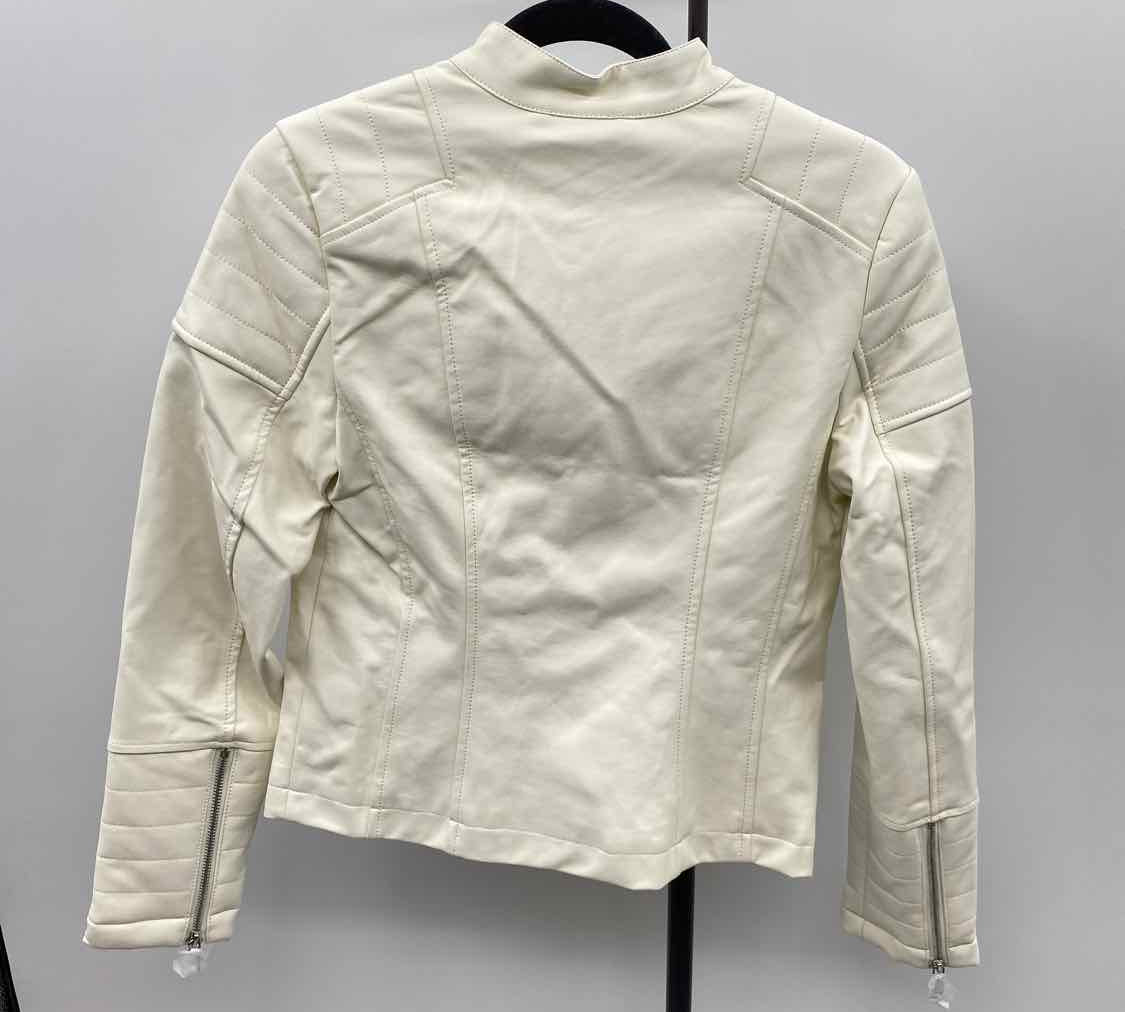 Guess Women's Size S White Solid Jacket