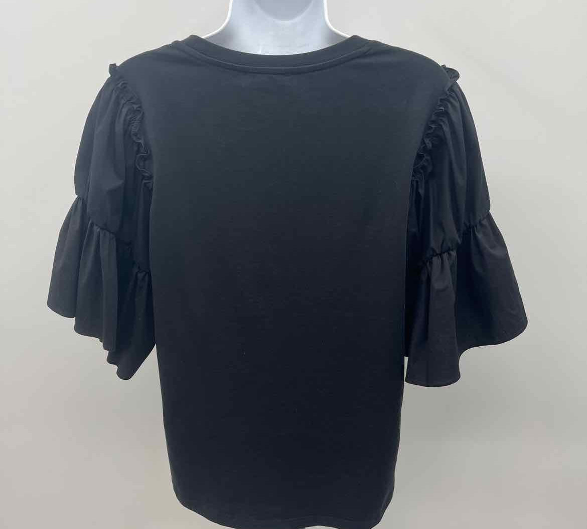 Bailey 44 Women's Size M Black Solid Short Sleeve Shirt