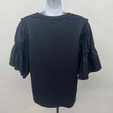 Bailey 44 Women's Size M Black Solid Short Sleeve Shirt