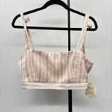 altar'd state Women's Size L Blush Stripe Tank