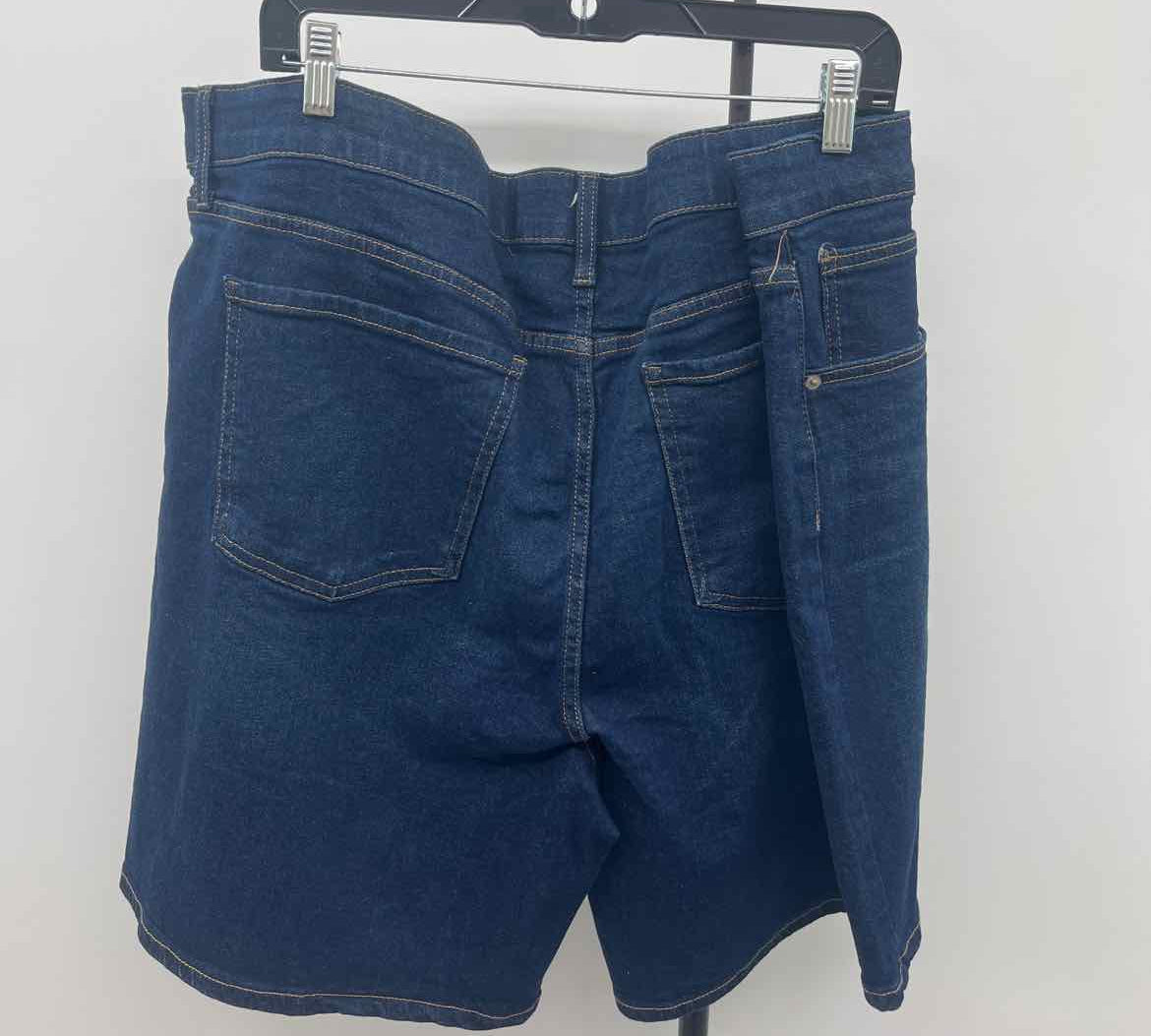 terra & sky Women's Size 26 Blue Solid Shorts