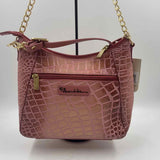 Anuschka Women's Mauve Luxe embossed Purse