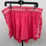 Under Armour Junior's Size 18 Pink Solid Shorts