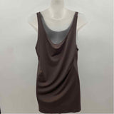 Eileen Fisher Women's Size M Brown Solid Tank