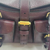 MULBERRY Women's Wine Luxe pebbled Purse