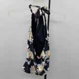 Unbranded Women's Size M Black Floral Swimsuit - Separate