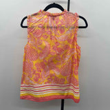 Talbots Women's Size S Pink Pineapple Sleeveless Shirt