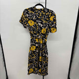 nanette lepore Women's Size 10 Black Floral Dress