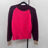 Ann Taylor Women's Size M Hot Pink Solid Sweater