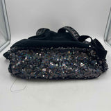 Pink Women's Black Sequined Backpack